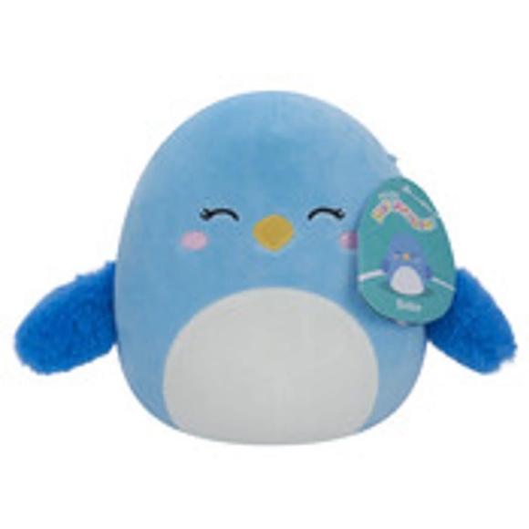 SQK - Little Plush 7.5 Inch Squishmallow Bebe - Blue Bird W/Closed Eyes - Picture 1 of 2